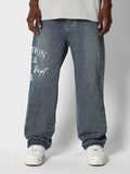 Calça SUMWON Denim reta com bordado