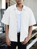 Camisa Floeyr de Manga Curta Jacquard