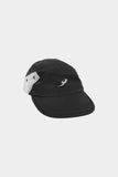 Bone Barra Crew Five Panel Circular B Garça (Black)