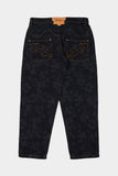 Calça Barra Crew Jeans Pattern Chita (Black)