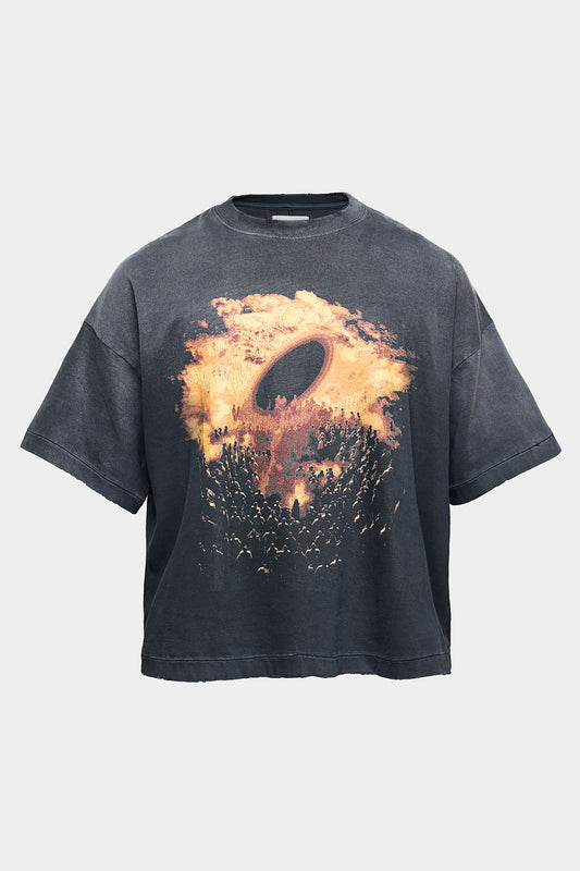 Camiseta EGHO O Culto Faded (Black)