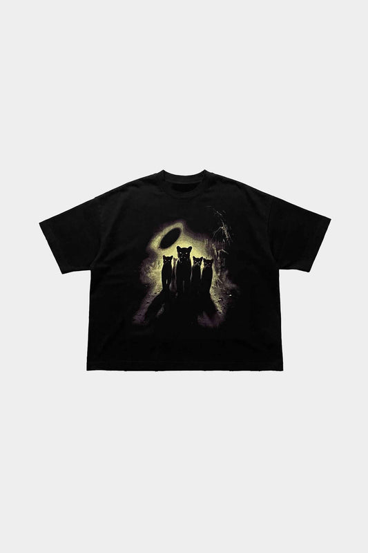 Camiseta EGHO Boxy Alcateia (Black)