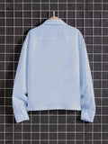 Camisa Homme Longa de Manga Comprida Coreana