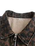 Jaqueta Vintage Washed Cheetah