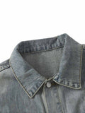 Jaqueta Retro Washed Totem Denim Jacket