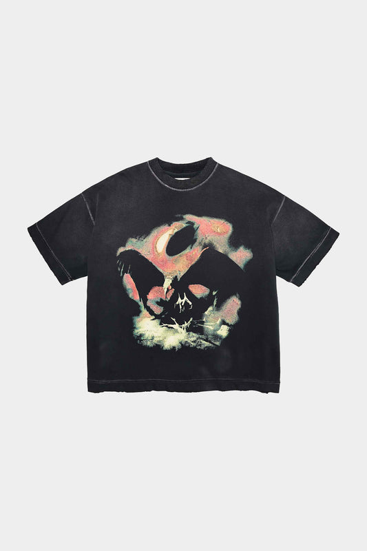 Camiseta EGHO Boxy Deathbird (Faded Black)