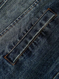 Retro Washed Workwear Denim Hooded Jacket