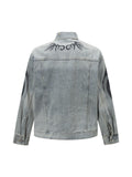 Jaqueta Retro Washed Totem Denim Jacket