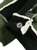 Jaqueta Floral Suede Fleece