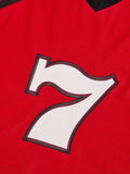 Camiseta Sports Jersey Red Super Seven