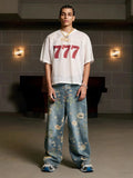 Camiseta Jersey Letter 777