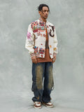 Jaqueta Owl Patch College Baseball Jersey