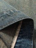 Jaqueta Embroidered Do-over Denim Jacket - 1911