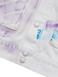 Thesupermade Hip-hop Hand-painted Graffiti Denim Jacket - 2010