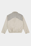 Jaqueta Barra Crew Barra Textura (Beige)