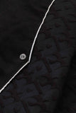 Jaqueta Barra Crew Pattern B Jacquard (Black)