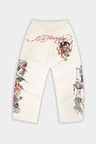 Calça Ed Hardy x Matuê Moletom Fortal (Off White)