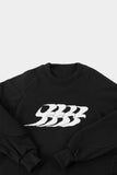 Moletom Barra Crew Crewneck Esportivo Raglan (Black)