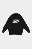 Moletom Barra Crew Crewneck Esportivo Raglan (Black)