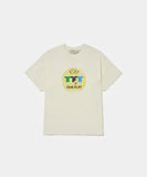 Fair Play Raw Edge T-shirt  Bone White