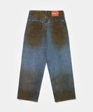 Dirt Stained Oversized Denim Blue