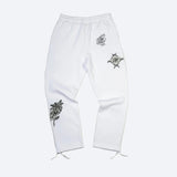 Inked Embroidered Fleece Pants