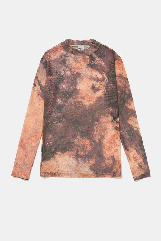 Blusa de Tule Barra Crew Textura