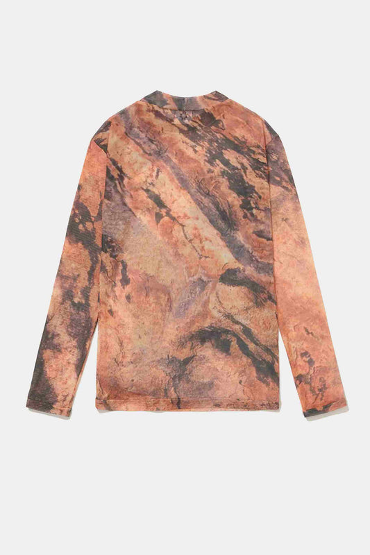 Blusa de Tule Barra Crew Textura