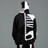 Skelly Nerm Knit Hoodie (Black/White)