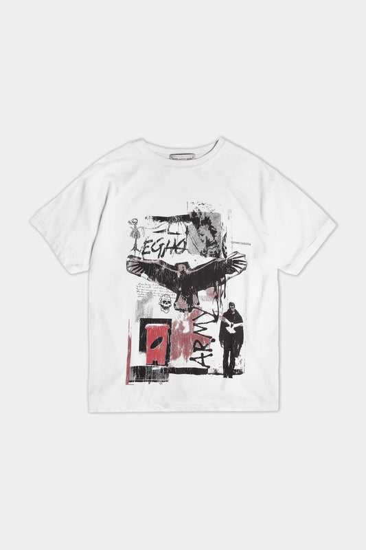 Camiseta EGHO Stay Wild Gaze Regular (Off White)