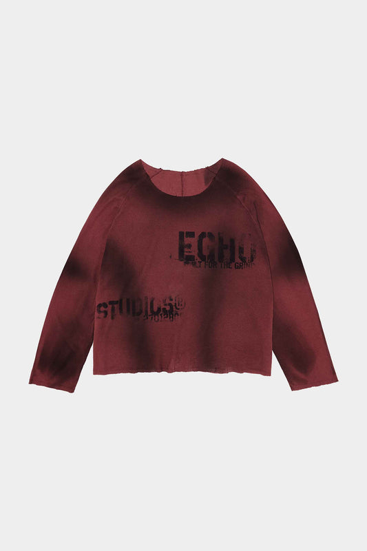 Camiseta EGHO Stencil Long Sleeve (Blood)