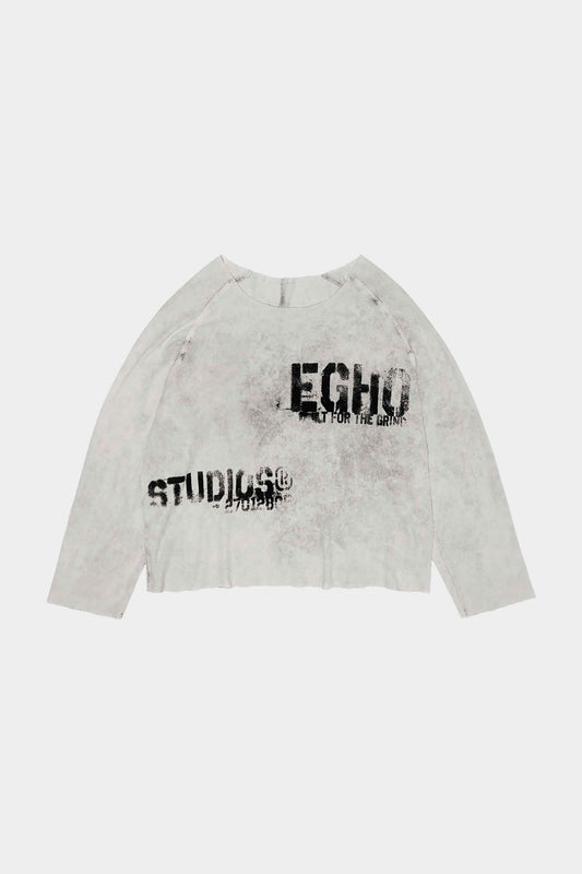 Camiseta EGHO Stencil Long Sleeve (Off White)